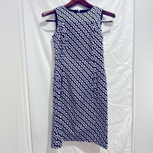 Anne Klein black white dress